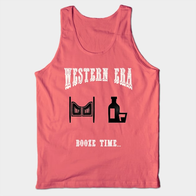 Western Era - Booze Time Tank Top by The Black Panther
